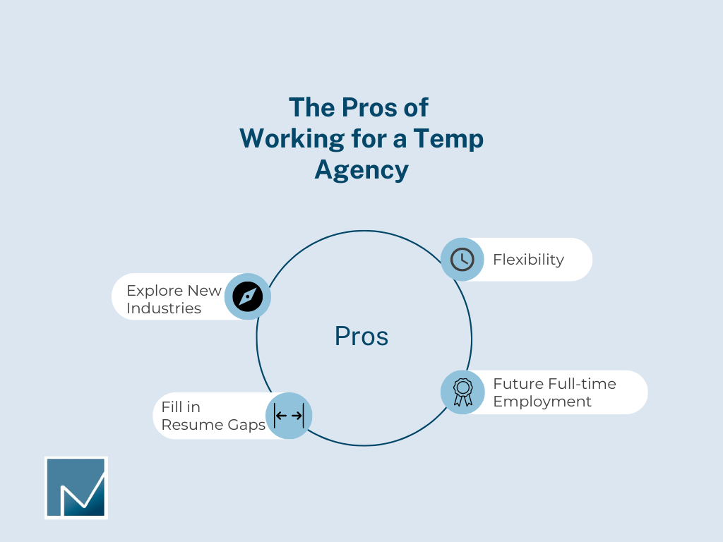 The pros of working with a temp agency