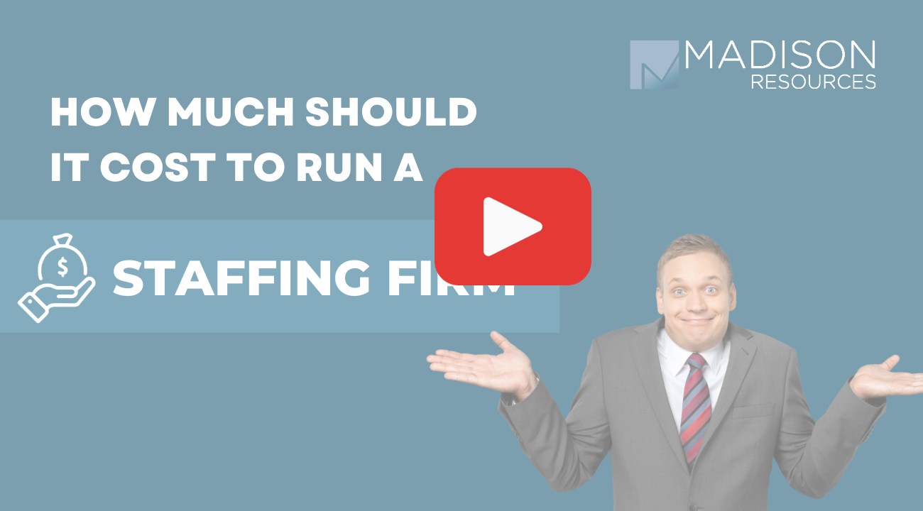 Youtube Video: What is the actual cost of starting a staffing firm 
