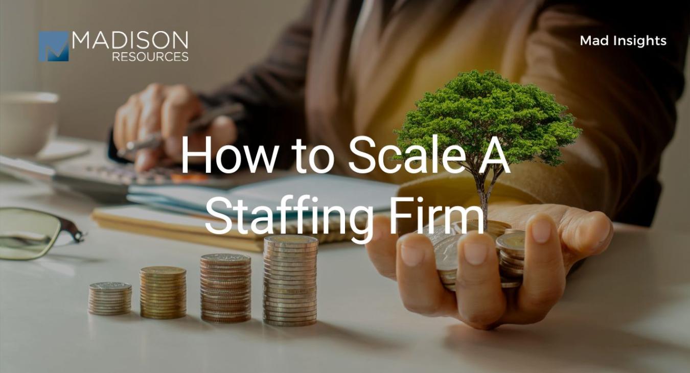 A staffing owner trying to figure out how to scale a staffing company. The staffing owner is trying to balance the books and figure out if can hire another recruiter.
