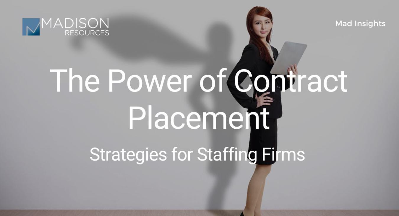 A diverse team of professionals collaborating in a modern office setting, representing the benefits of contract staffing for staffing firms.