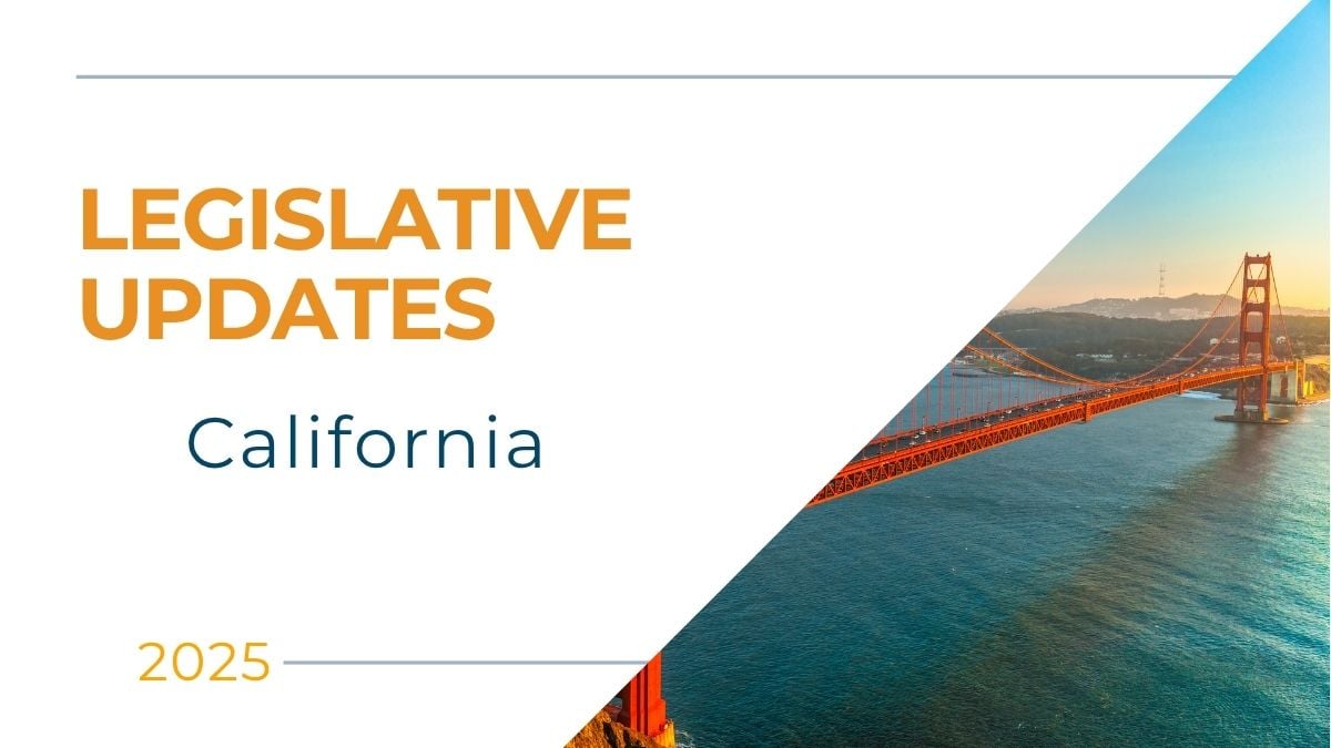 Golden Gate Bridge in California representing 2025 employment law updates affecting staffing firms, payroll compliance, and workforce regulations.