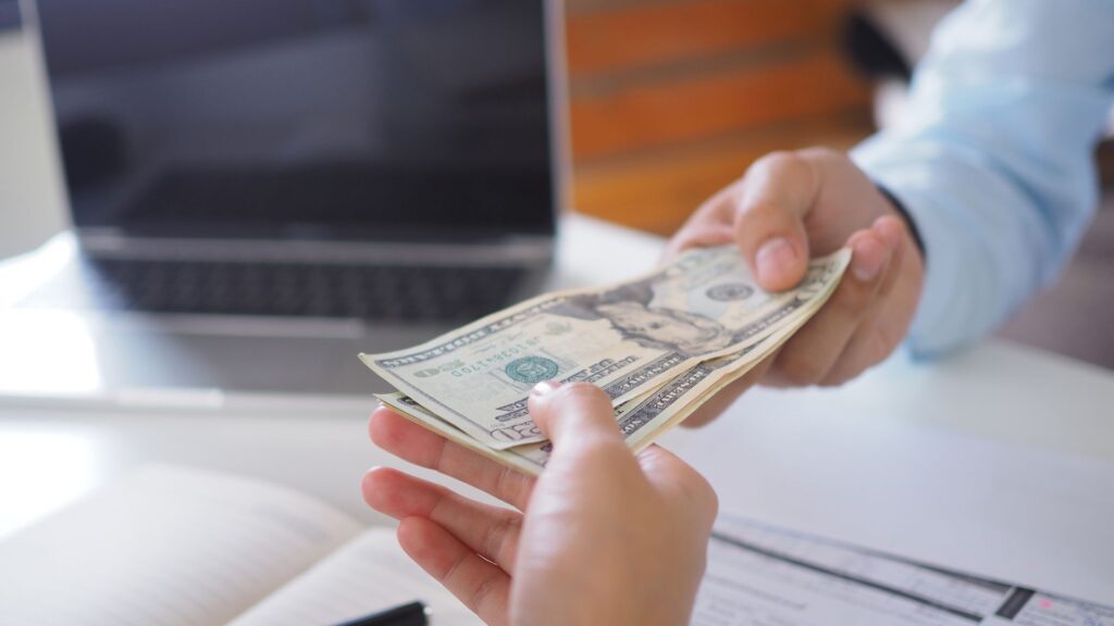 image showing how staffing agencies make money.