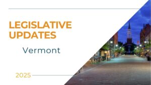 Vermont downtown street scene representing 2025 employment law updates affecting staffing firms, payroll compliance, and workforce regulations.