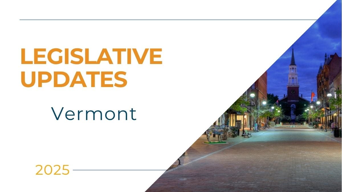 Vermont downtown street scene representing 2025 employment law updates affecting staffing firms, payroll compliance, and workforce regulations.