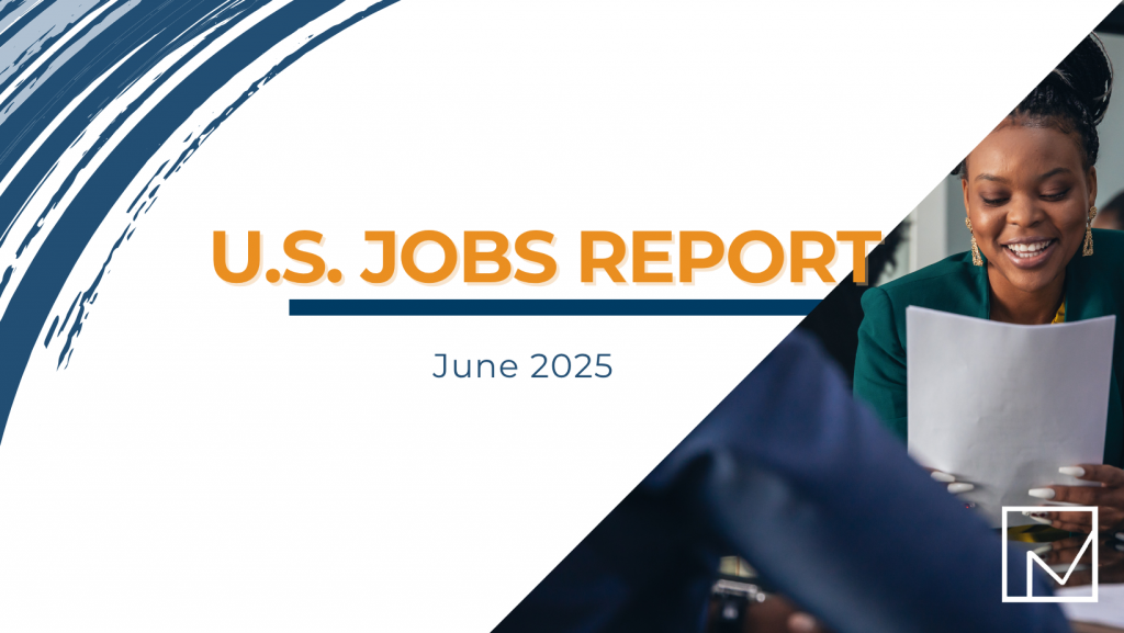 Woman holding paper during job interview, symbolizing the 2025 U.S. jobs report and hiring trends.