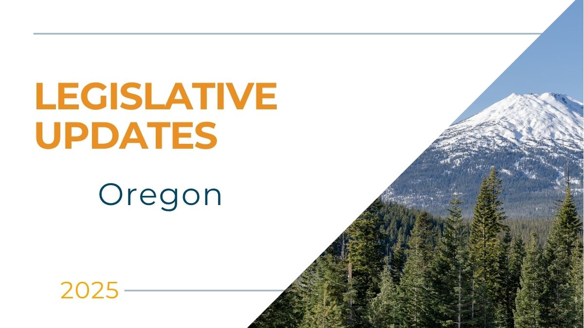 Oregon mountain landscape representing 2025 employment law updates impacting payroll, compliance, and staffing firms.