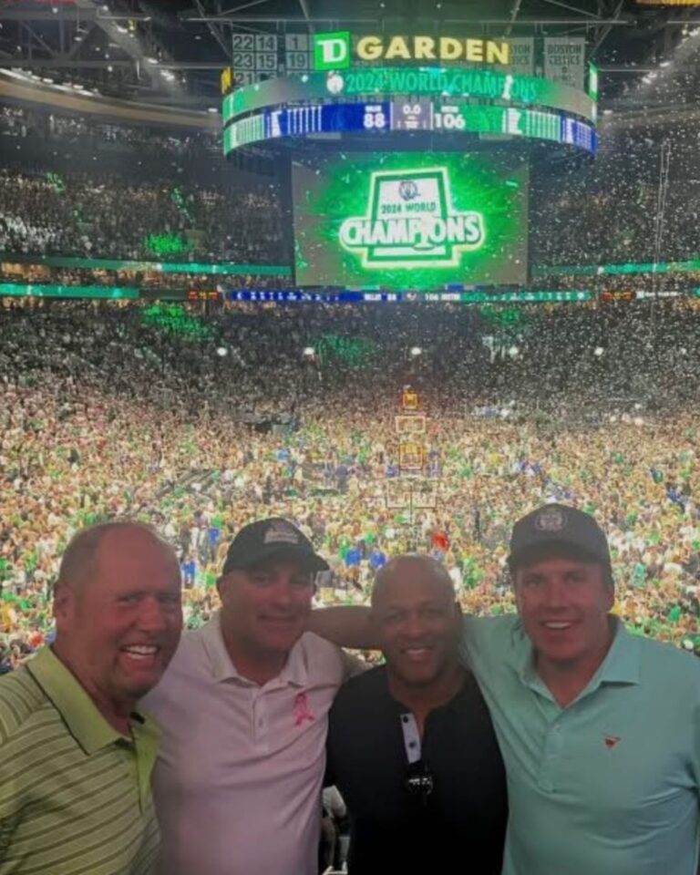 Staffing clients at Boston Celtics game.