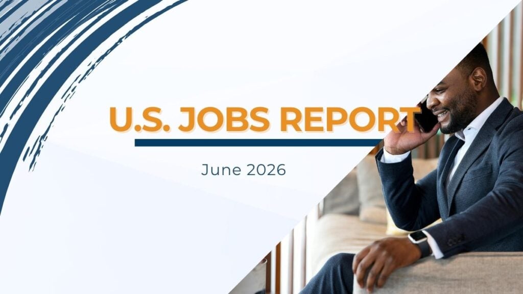 June 2026 Jobs Report cover highlighting labor market trends and temporary staffing employment.