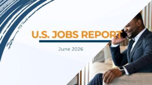 June 2026 jobs report - Madison Resources - Madison Resources June 2026 Jobs Report cover highlighting labor market trends and temporary staffing employment.