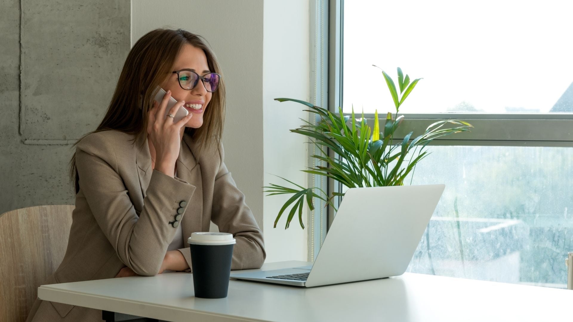 Staffing agency collections call to follow up on an unpaid client invoice.