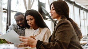 Staffing company reviewing staffing agency cash flow